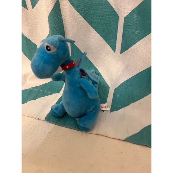 Ty Beanie Baby 6” Disney Doc McStuffins Blue Stuffy Dragon Plush Stuff Animal - Picture 2 of 4